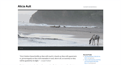 Desktop Screenshot of aliciaault.com